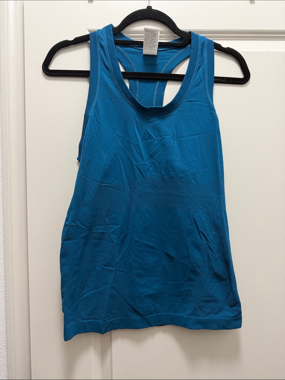 Athleta Teal Racerback Tank Top - Vibrant Blue